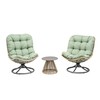 Sage Green 360° Swivel Patio Bistro Set