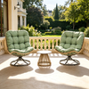 Sage Green 360° Swivel Patio Bistro Set