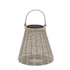 Bell Rattan Solar Lantern