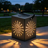 Sunburst Cube Solar Lantern