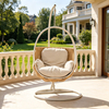 Round Rope Hanging Chair with Stand